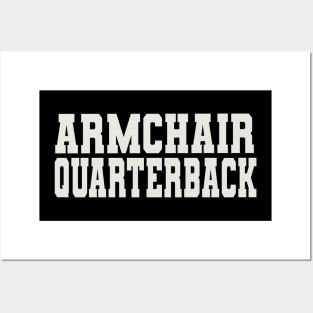 Armchair Quarterback Word Posters and Art